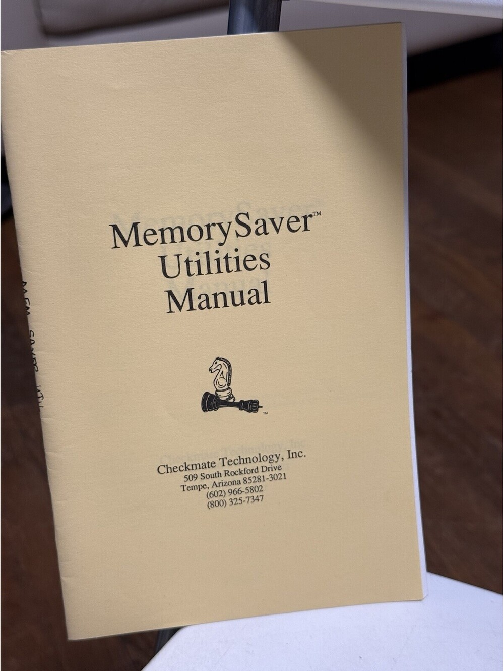 vintage MemorySaver Utilities Manual